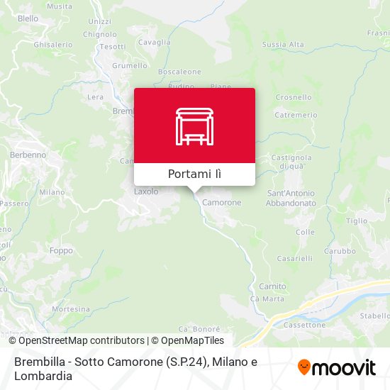 Mappa Brembilla - Sotto Camorone (S.P.24)