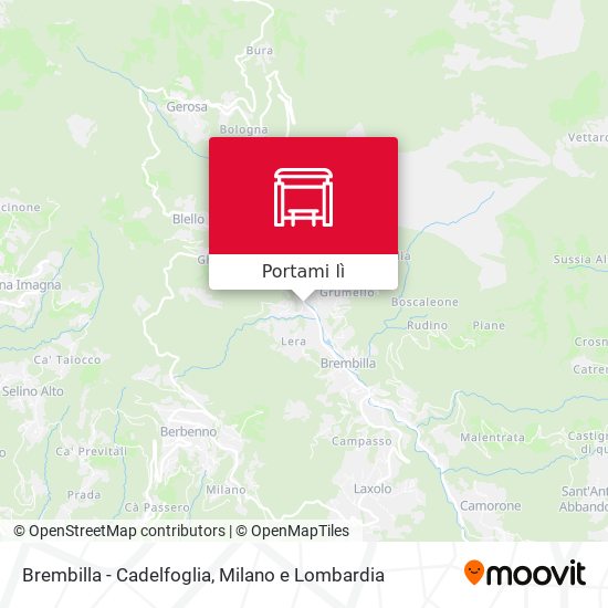 Mappa Brembilla - Cadelfoglia
