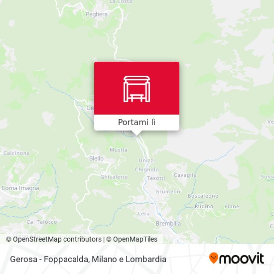 Mappa Gerosa - Foppacalda