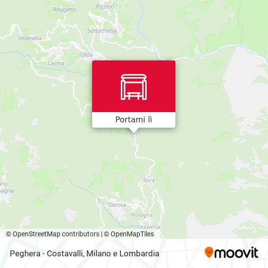 Mappa Peghera - Costavalli