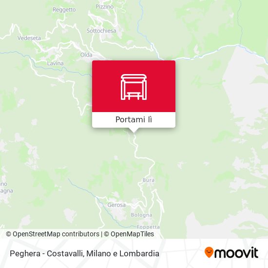 Mappa Peghera - Costavalli