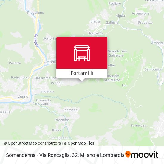 Mappa Somendenna - Via Roncaglia, 32