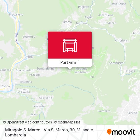 Mappa Miragolo S. Marco - Via S. Marco, 30