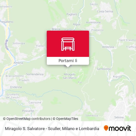 Mappa Miragolo S. Salvatore - Sculler
