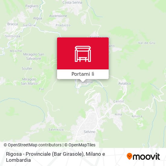 Mappa Rigosa - Provinciale (Bar Girasole)