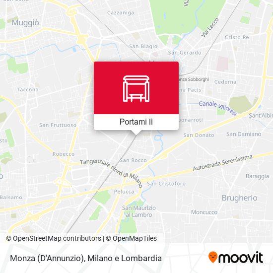 Mappa Monza (D'Annunzio)