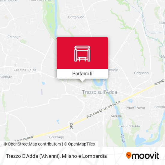 Mappa Trezzo D'Adda (V.Nenni)