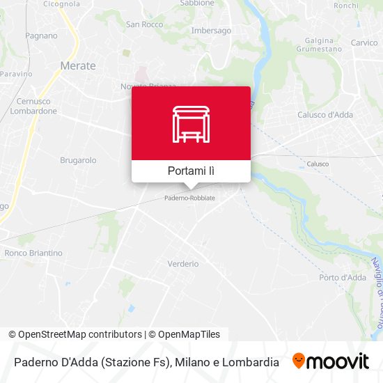 Mappa Paderno D'Adda (Stazione Fs)