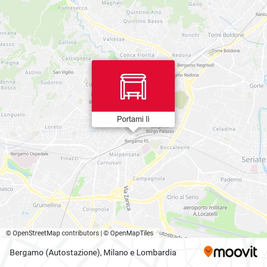 Mappa Bergamo (Autostazione)