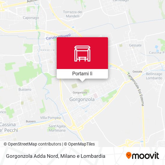 Mappa Gorgonzola Adda Nord