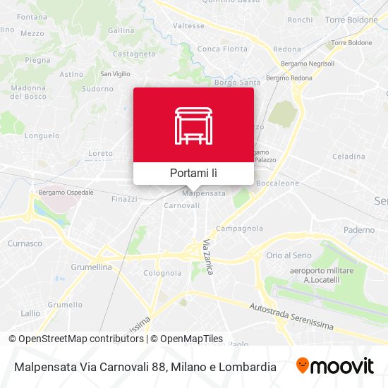 Mappa Malpensata Via Carnovali 88