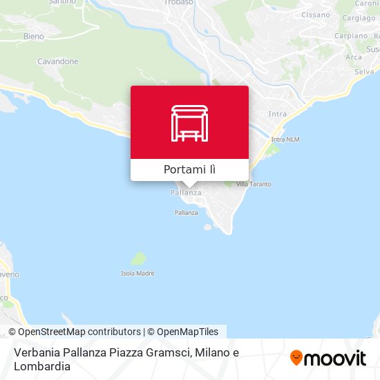 Mappa Verbania Pallanza Piazza Gramsci