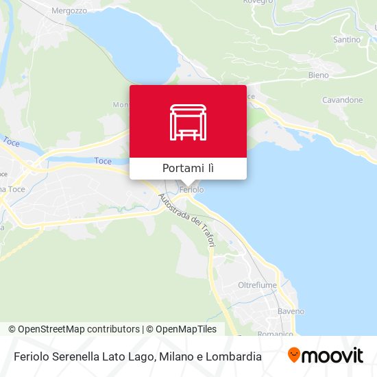 Mappa Feriolo Serenella Lato Lago