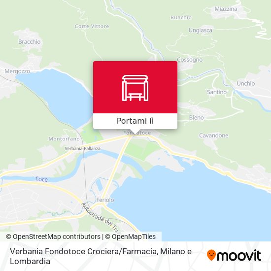 Mappa Verbania Fondotoce Crociera / Farmacia