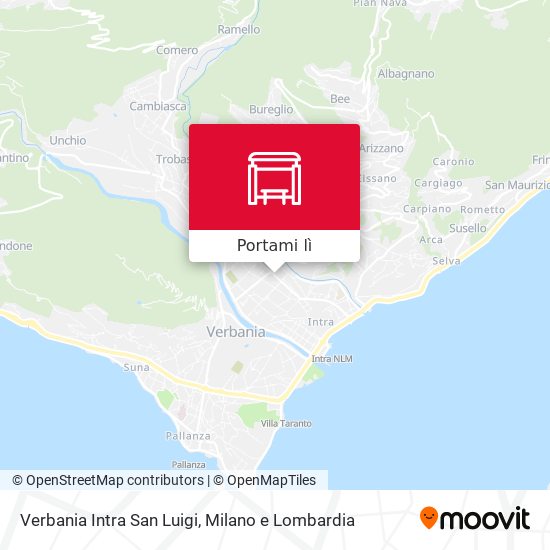 Mappa Verbania Intra San Luigi