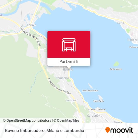Mappa Baveno Imbarcadero