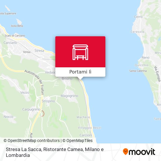 Mappa Stresa La Sacca, Ristorante Camea
