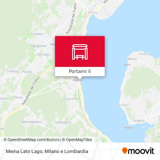 Mappa Meina Lato Lago