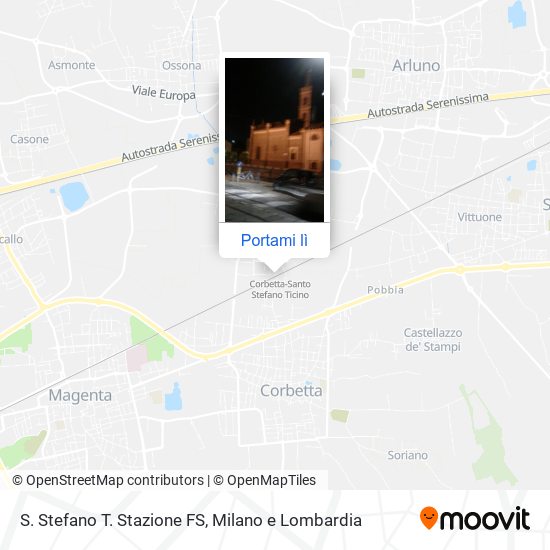 Mappa S. Stefano T. Stazione FS