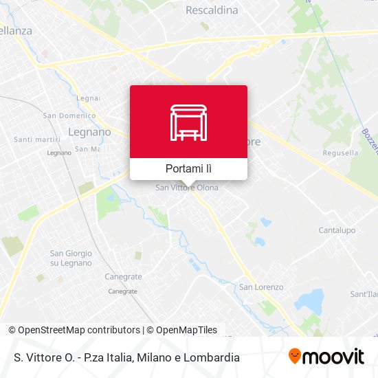 Mappa S. Vittore O. - P.za Italia