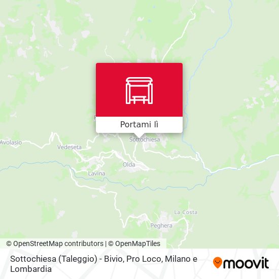 Mappa Sottochiesa (Taleggio) - Bivio, Pro Loco