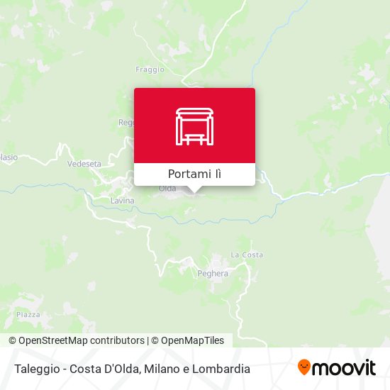 Mappa Taleggio - Costa D'Olda