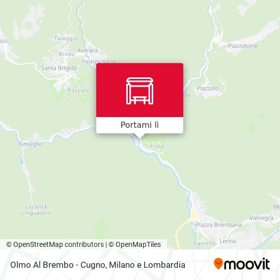 Mappa Olmo Al Brembo - Cugno