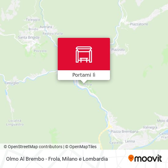 Mappa Olmo Al Brembo - Frola