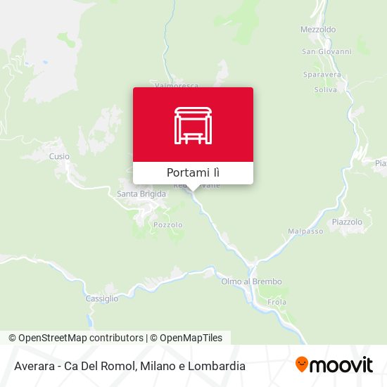 Mappa Averara - Ca Del Romol