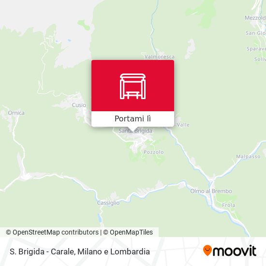 Mappa S. Brigida - Carale