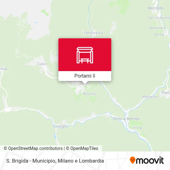 Mappa S. Brigida - Municipio