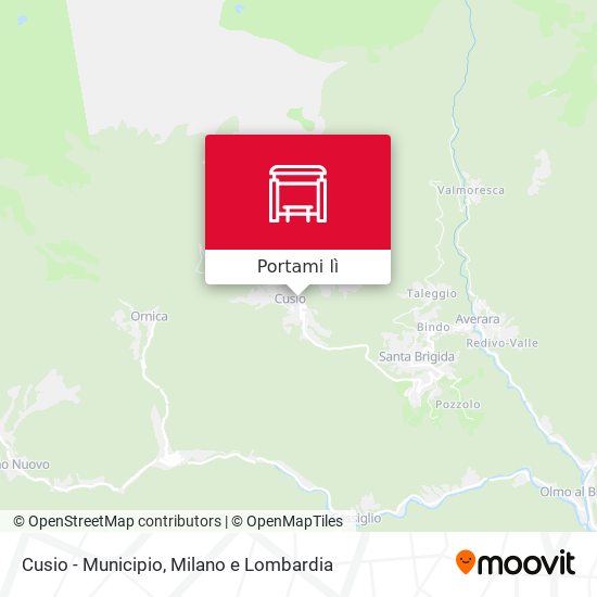 Mappa Cusio - Municipio