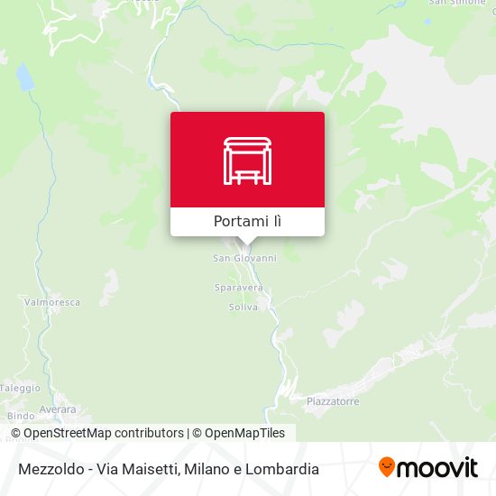 Mappa Mezzoldo - Via Maisetti