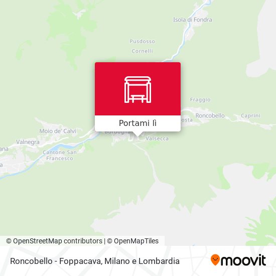 Mappa Roncobello - Foppacava