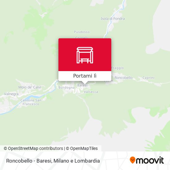 Mappa Roncobello - Baresi