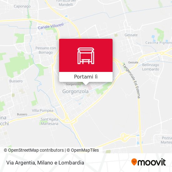 Mappa Via Argentia