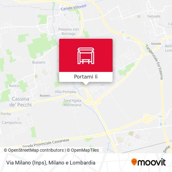 Mappa Via Milano (Inps)
