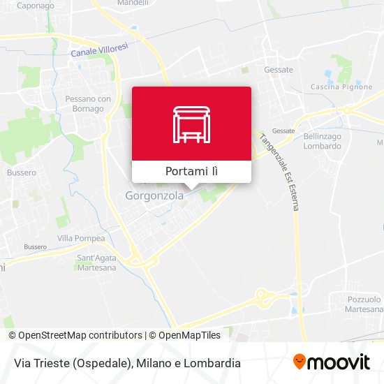Mappa Via Trieste (Ospedale)