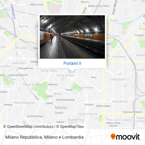 Mappa Milano Repubblica