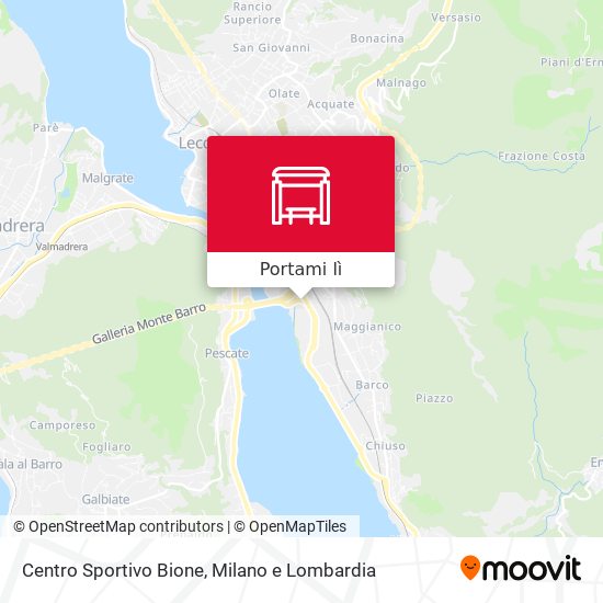 Mappa Centro Sportivo Bione