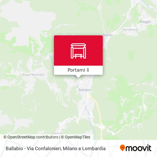 Mappa Ballabio - Via Confalonieri