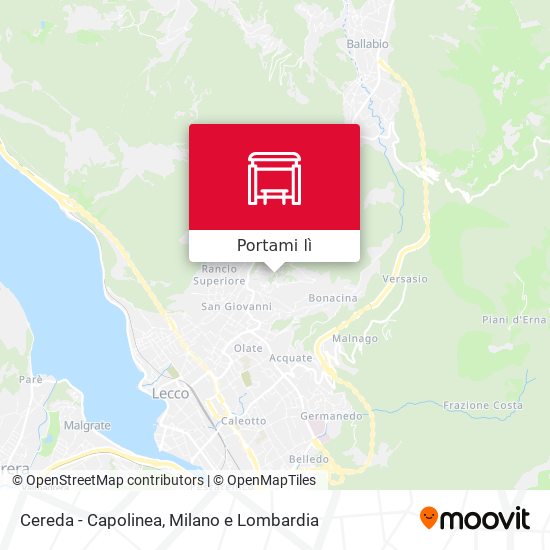 Mappa Cereda - Capolinea