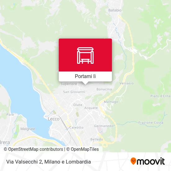 Mappa Via Valsecchi 2