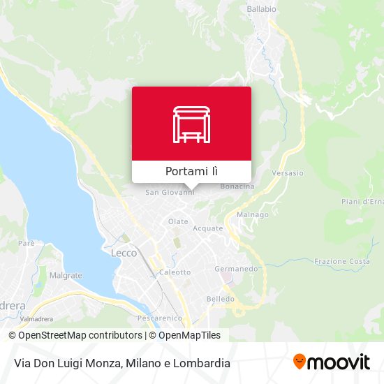 Mappa Via Don Luigi Monza