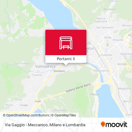 Mappa Via Gaggio - Meccanico