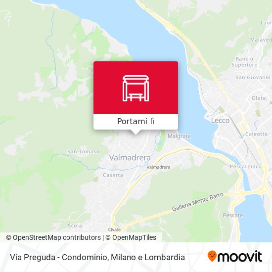 Mappa Via Preguda - Condominio