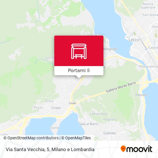 Mappa Via Santa Vecchia, 5