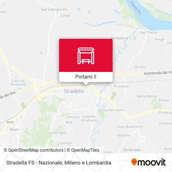 Mappa Stradella FS - Nazionale