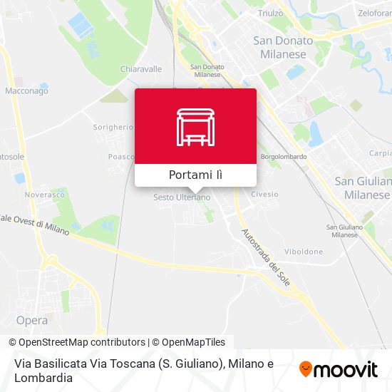 Mappa Via Basilicata Via Toscana (S. Giuliano)