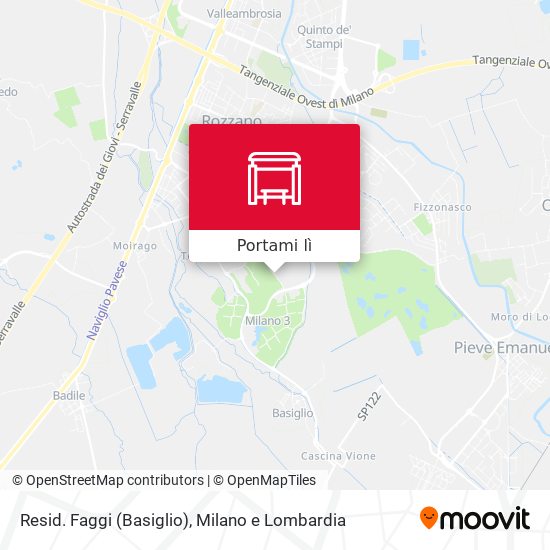 Mappa Resid. Faggi (Basiglio)